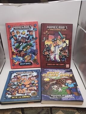 Minecraft Books 4 Count